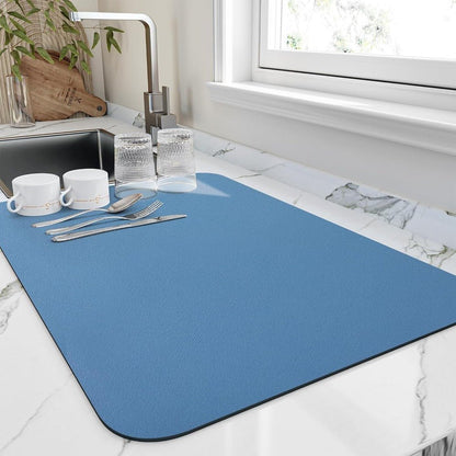 Dish Mat | Quick - Drying and Highly Absorbent Kitchen Essential - Luxyecs