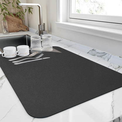 Dish Mat | Quick - Drying and Highly Absorbent Kitchen Essential - Luxyecs