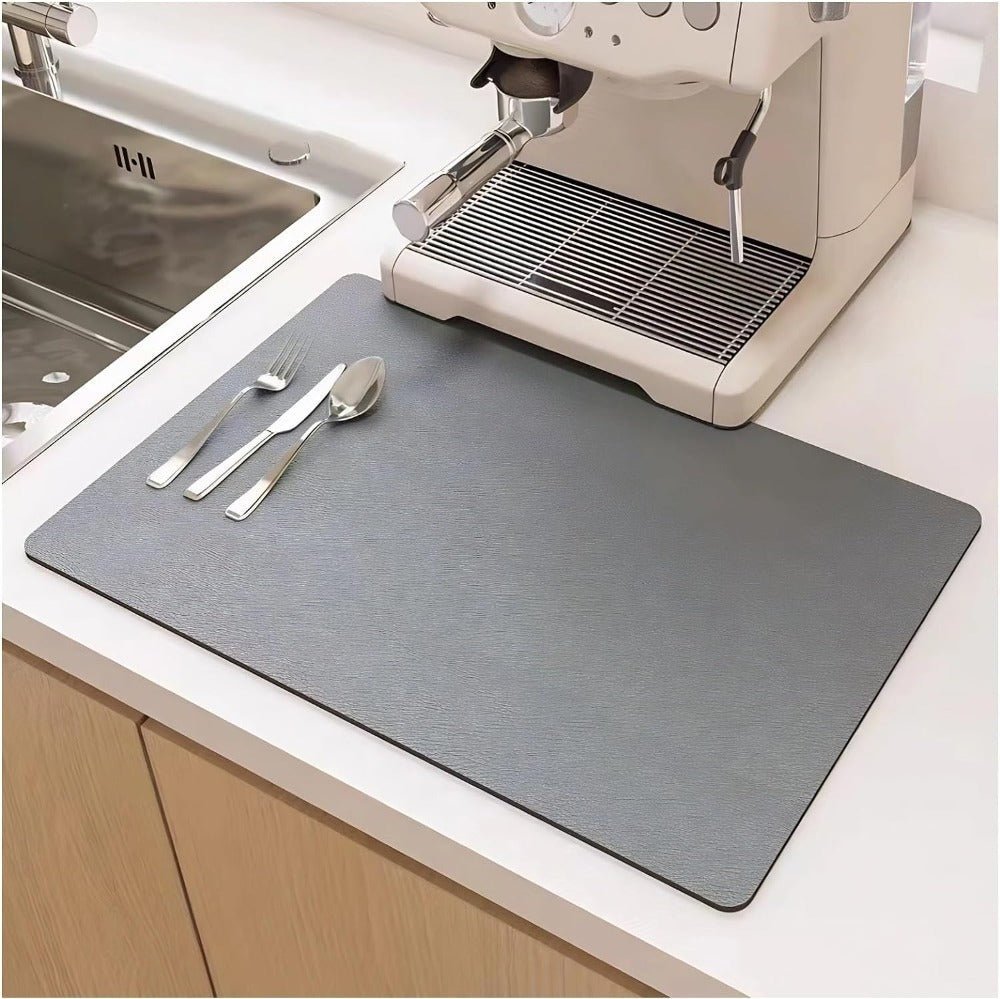 Dish Mat | Quick - Drying and Highly Absorbent Kitchen Essential - Luxyecs