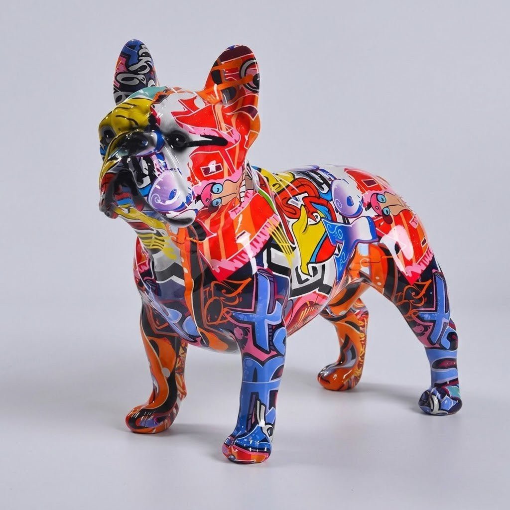 Dog Statue Decor | Artistic Home Accent - Luxyecs