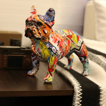 Dog Statue Decor | Artistic Home Accent - Luxyecs