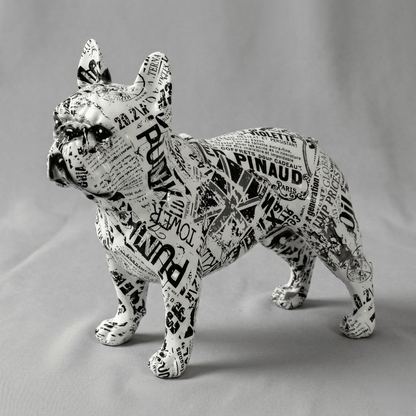 Dog Statue Decor | Artistic Home Accent - Luxyecs