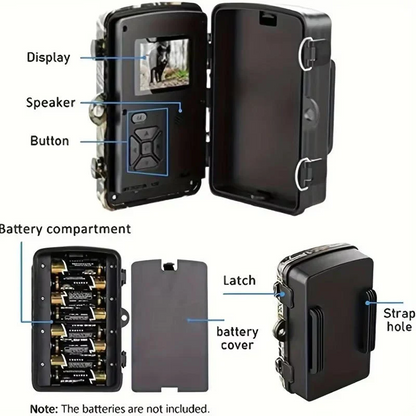 Wildlife Animal Camera | Waterproof Outdoor Security Recorder