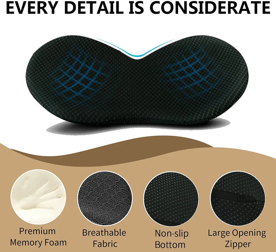 Orthopedic Seat Cushion | Comfortable Support for Long Sitting