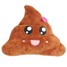 Funny Poop Emoji Pillow – Soft Plush Cushion Gift