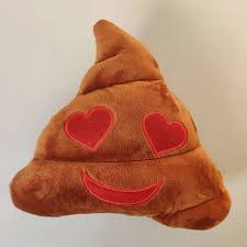 Funny Poop Emoji Pillow – Soft Plush Cushion Gift
