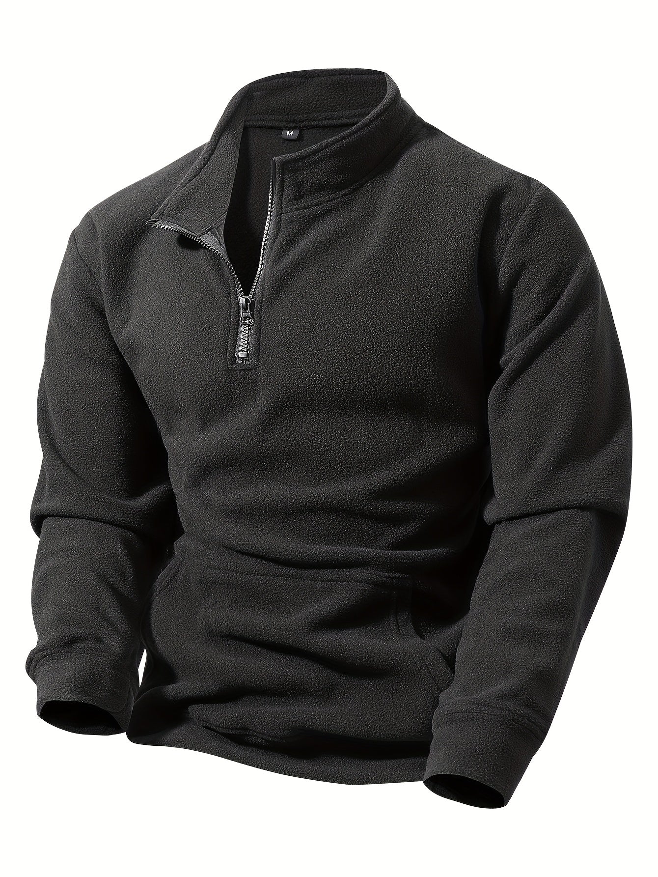 Men’s Winter Sweatshirt | Casual Half-Zip Sweatshirt