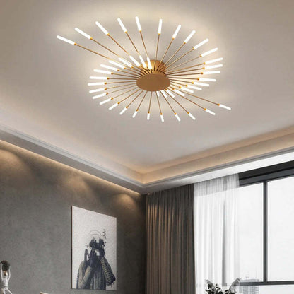 LED Starburst Ceiling Light | Sleek Modern