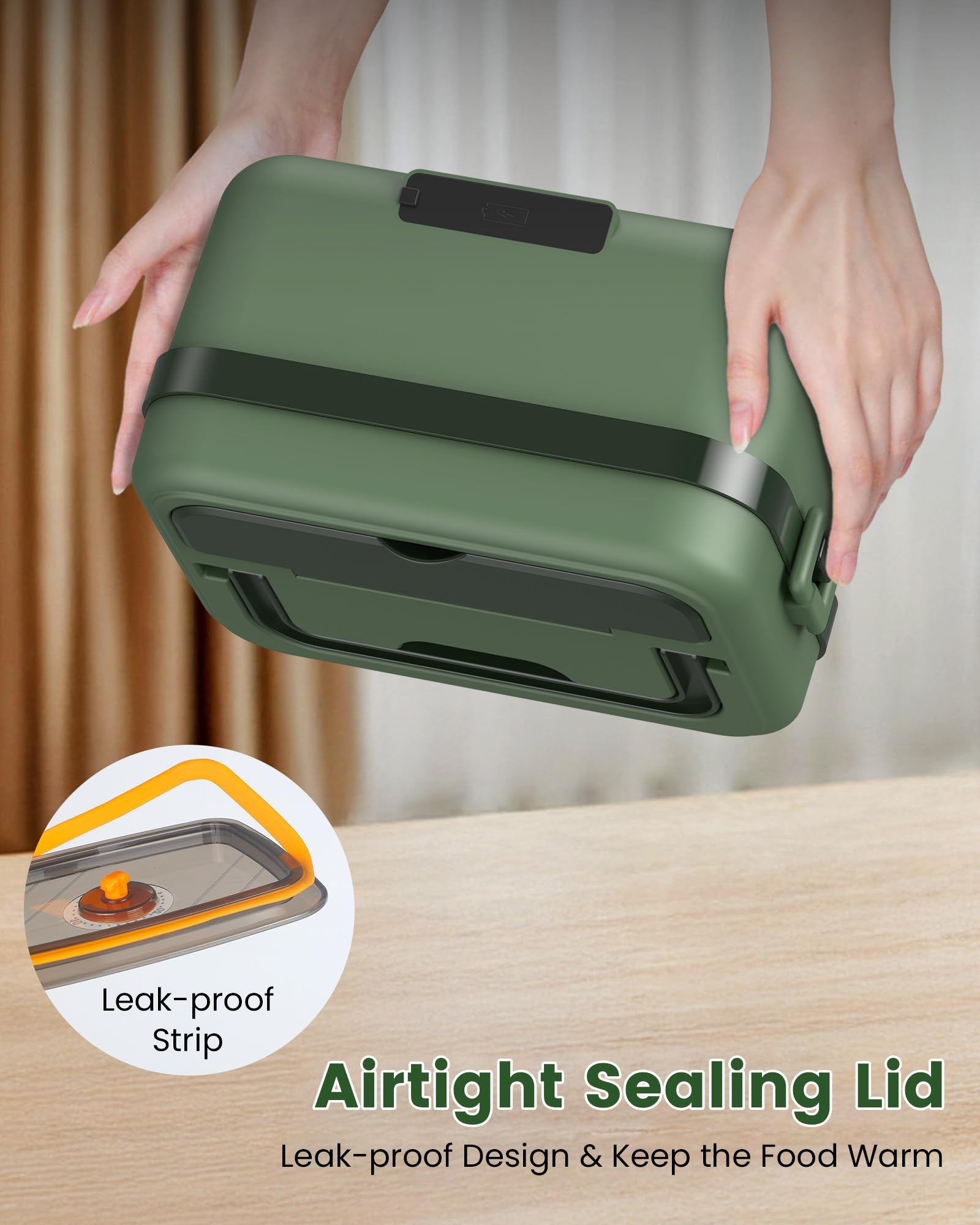 Electric Food Container | Portable Lunch Heater - Luxyecs
