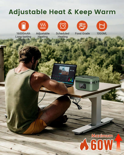 Electric Food Container | Portable Lunch Heater - Luxyecs