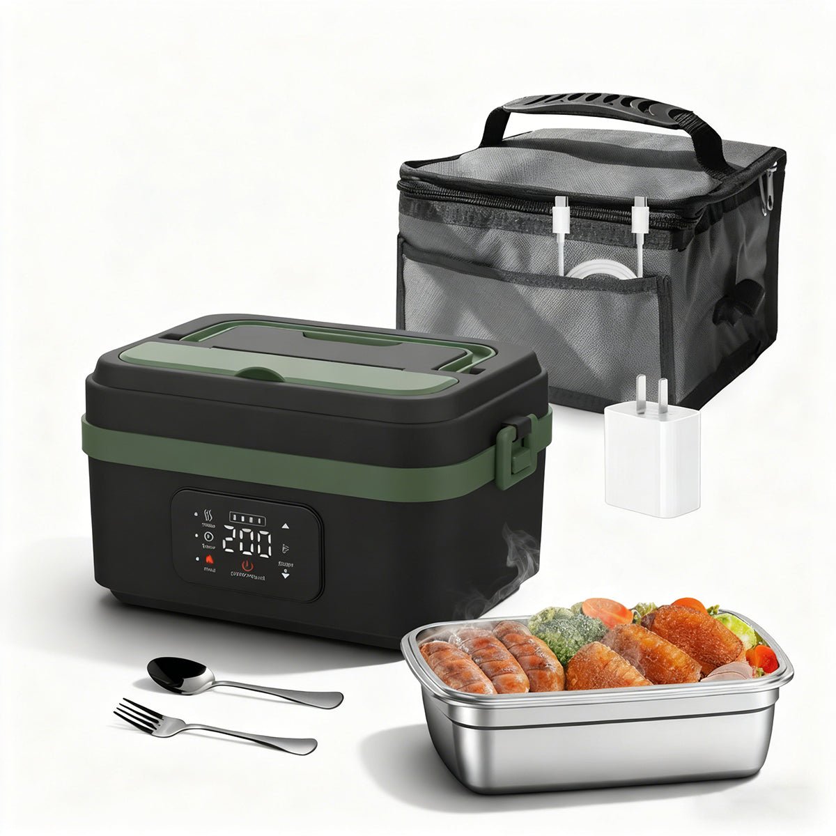 Electric Food Container | Portable Lunch Heater - Luxyecs