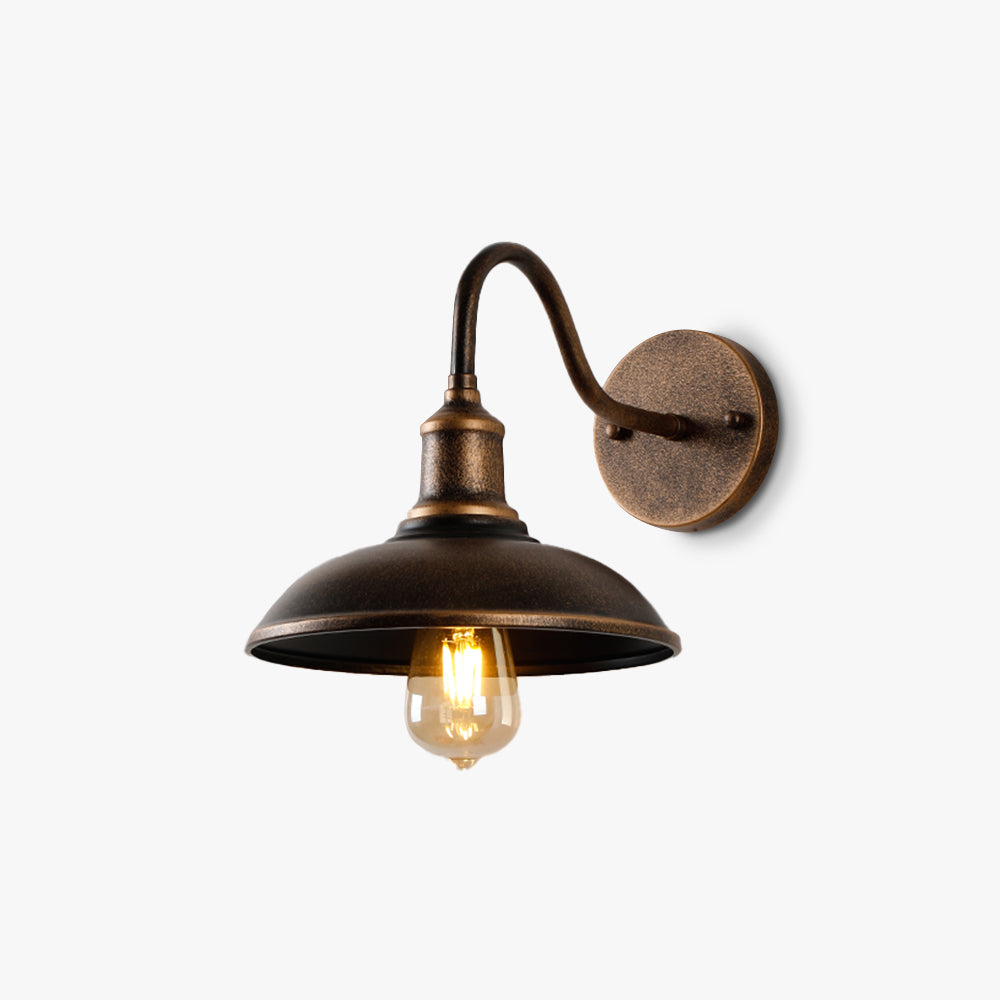 Rustic Outdoor Wall Lamp – Warm LED Illumination