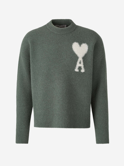 Unisex Sweater with Heart Print | Soft