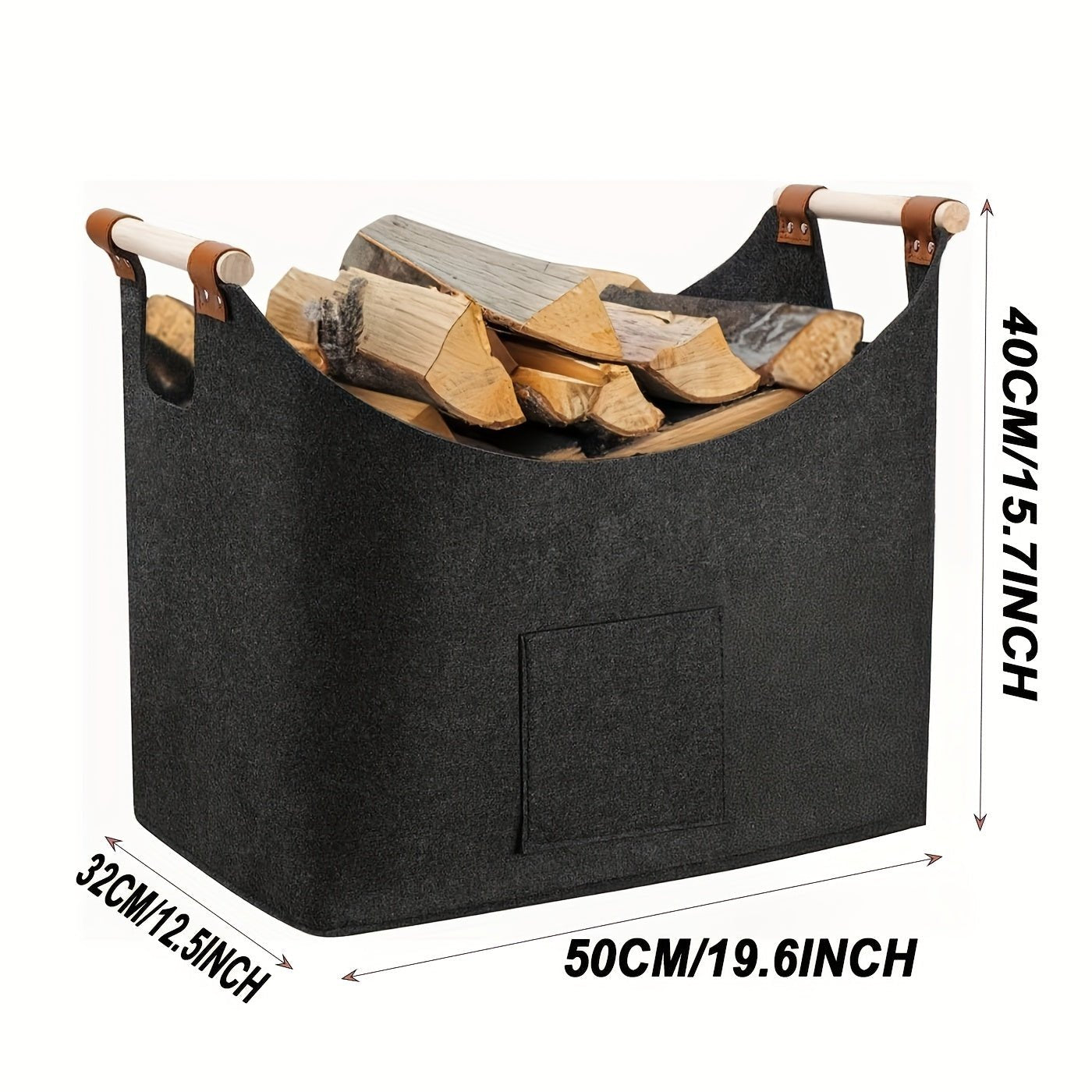 Firewood Log Carrier | Indoor Storage Holder - Luxyecs