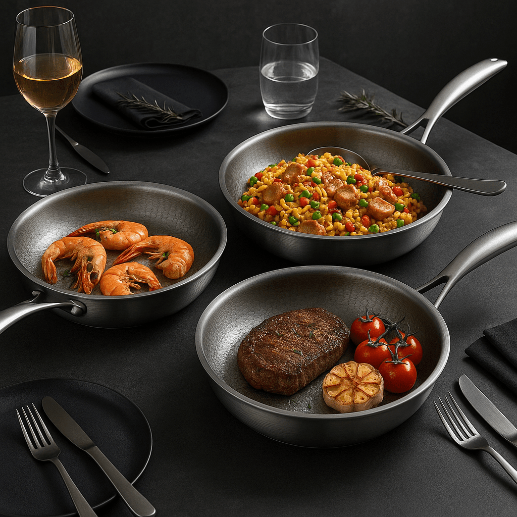 Frying Pan | Professional Cooking Skillet - Luxyecs