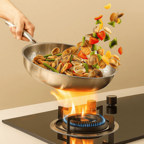 Frying Pan | Professional Cooking Skillet - Luxyecs
