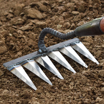 Garden Weeding Rake | Handheld Soil Cultivating Tool - Luxyecs