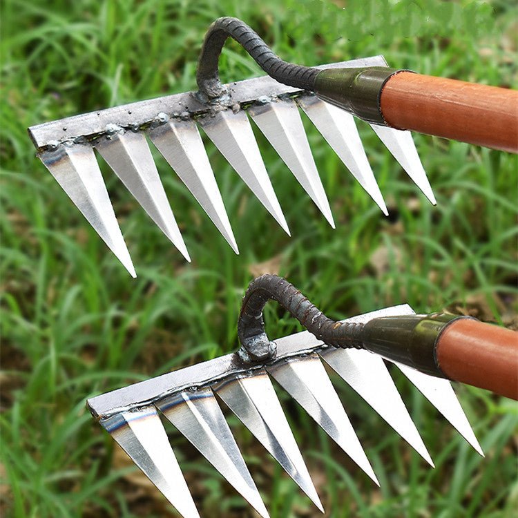 Garden Weeding Rake | Handheld Soil Cultivating Tool - Luxyecs