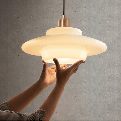 Stylish Glass Pendant Lamp | Elegant Interior Lighting Design