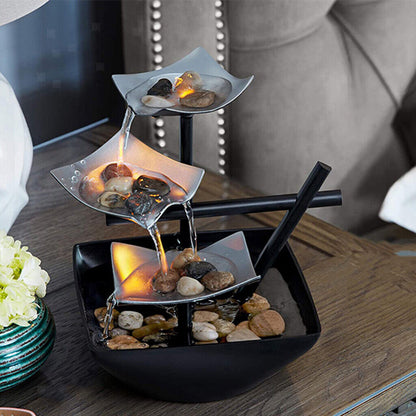 Glow - Modern LED Leaf Fountain