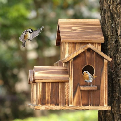 Hanging Bird House | Garden Bird Nest Shelter - Luxyecs