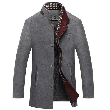 Men’s Long Coat | Modern Winter Overcoat