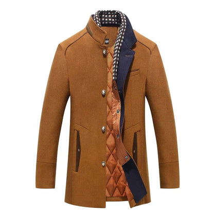 Men’s Long Coat | Modern Winter Overcoat