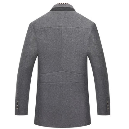 Men’s Long Coat | Modern Winter Overcoat