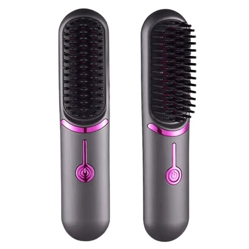 Heated Hair Brush | Smooth Straight Styling Tool - Luxyecs