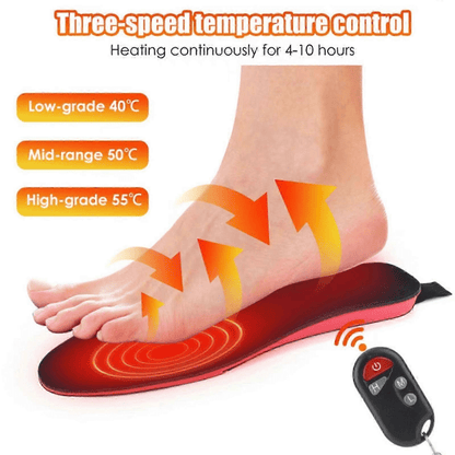 Heated Shoe Insoles | Rechargeable Foot Warmers - Luxyecs