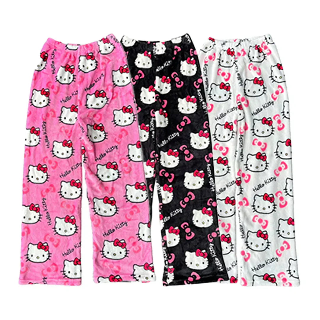Cozy Cartoon Print Pajama Pants | Women’s Sleepwear