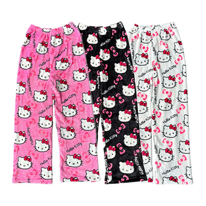 Cozy Cartoon Print Pajama Pants | Women’s Sleepwear