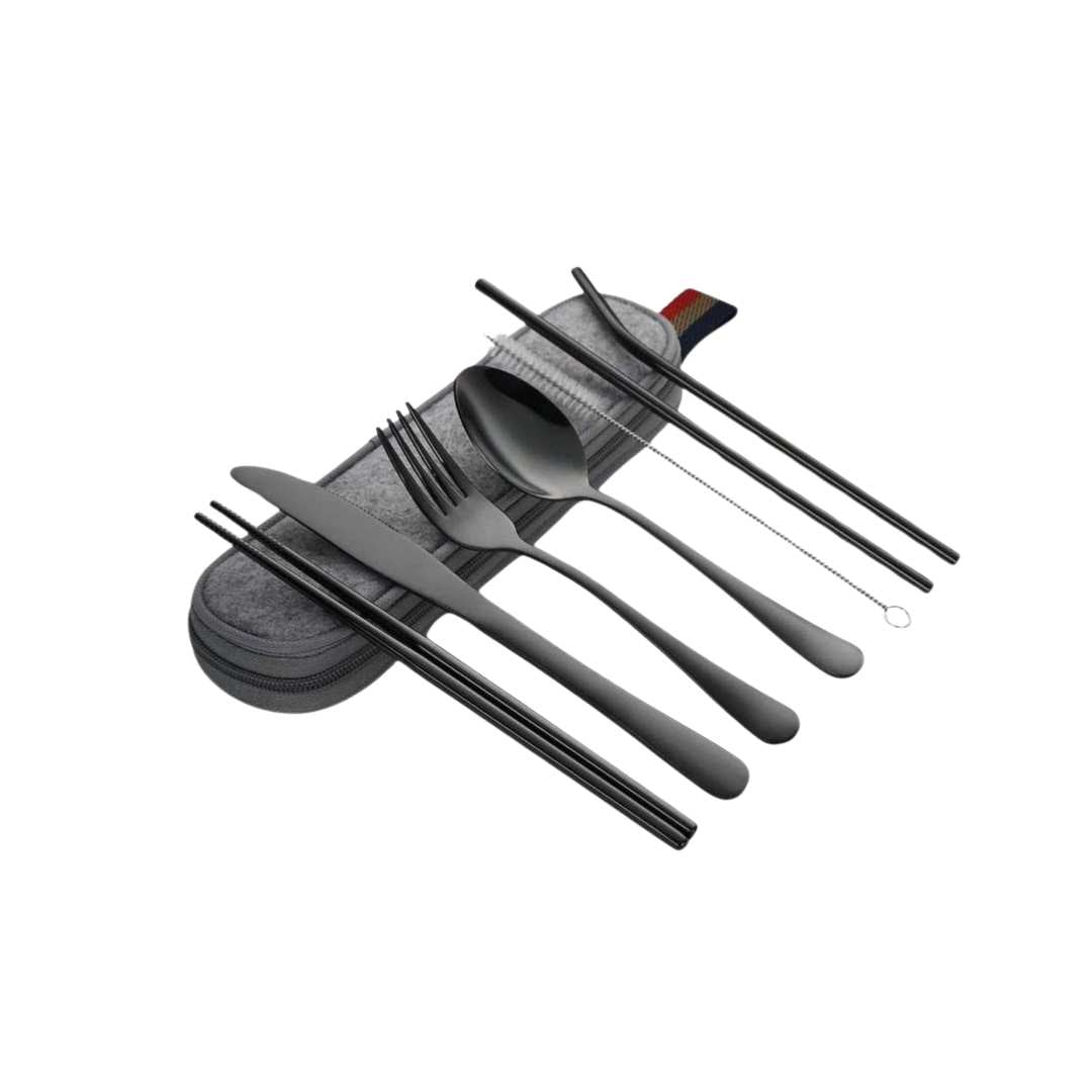 Cutlery Set | Stylish Portable Cutlery Set for Dining On-the-Go