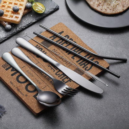 Cutlery Set | Stylish Portable Cutlery Set for Dining On-the-Go