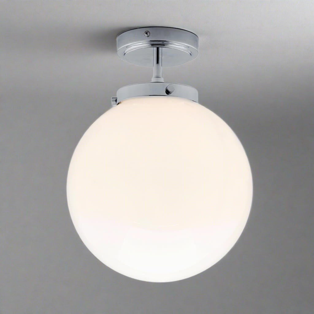 Polished Chrome Ceiling Lamp | Modern Interior Lighting