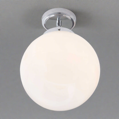 Polished Chrome Ceiling Lamp | Modern Interior Lighting