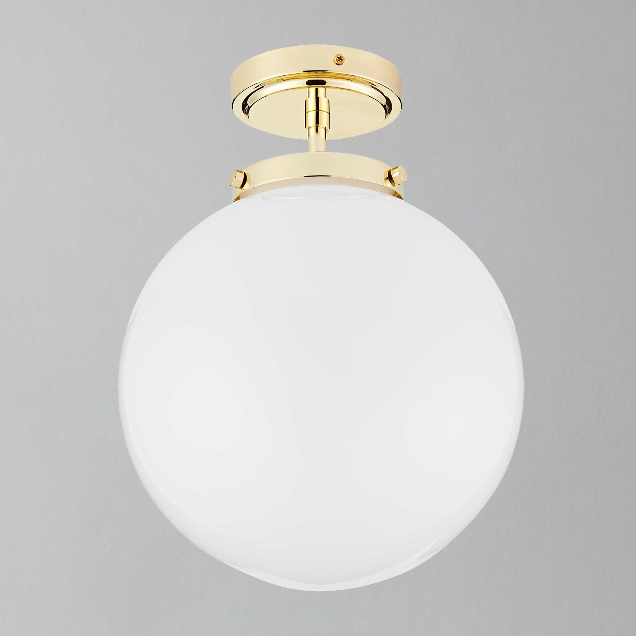 Polished Chrome Ceiling Lamp | Modern Interior Lighting