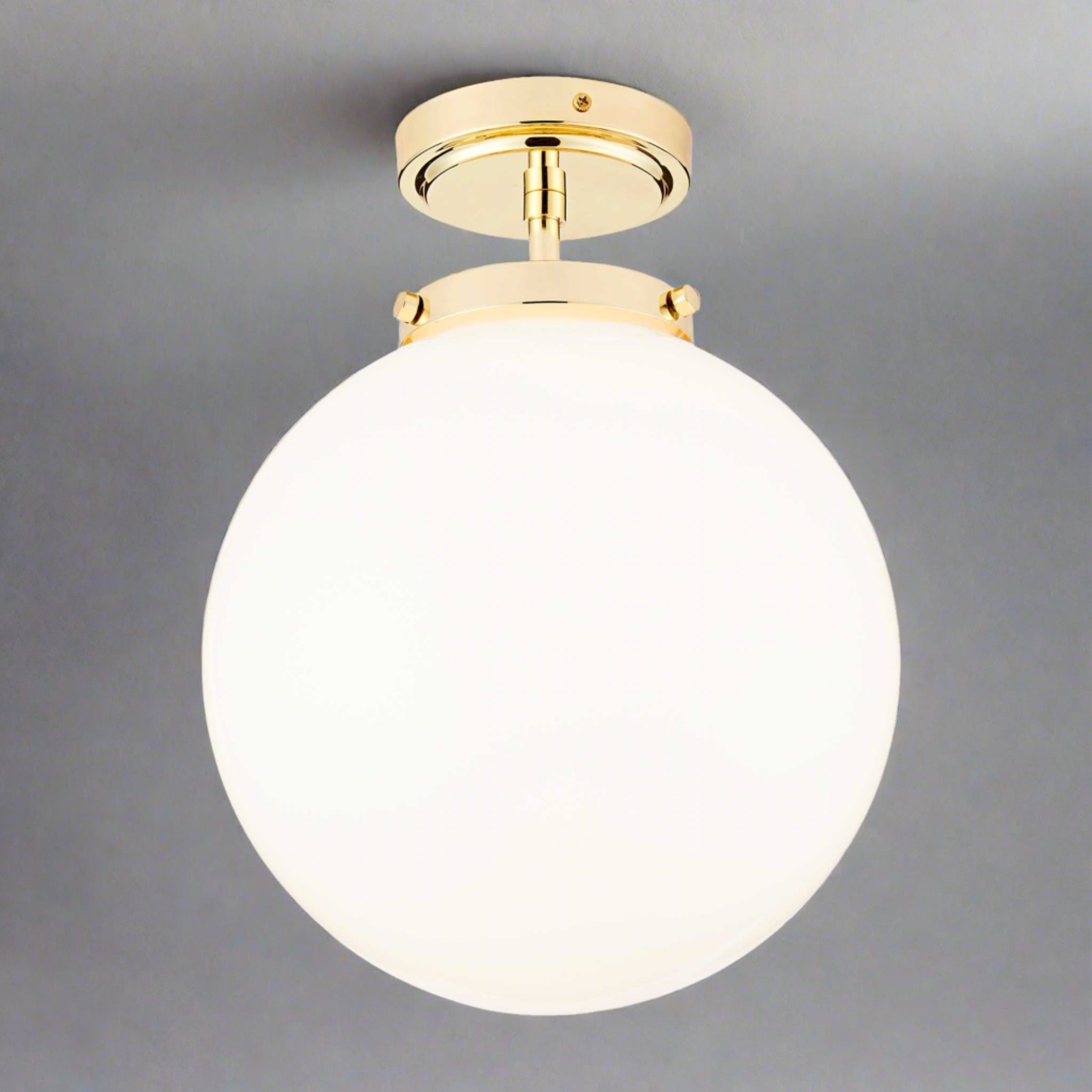 Polished Chrome Ceiling Lamp | Modern Interior Lighting