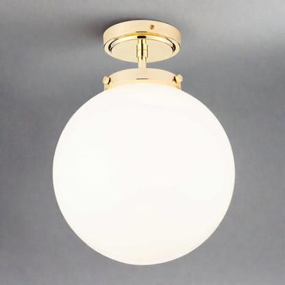 Polished Chrome Ceiling Lamp | Modern Interior Lighting