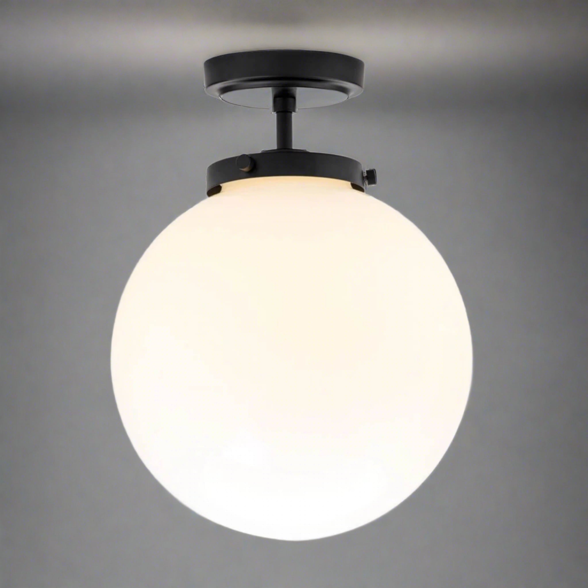Polished Chrome Ceiling Lamp | Modern Interior Lighting