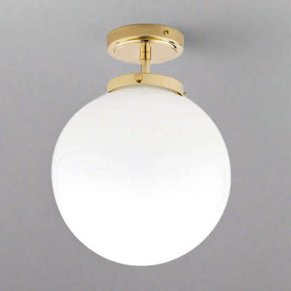 Polished Chrome Ceiling Lamp | Modern Interior Lighting