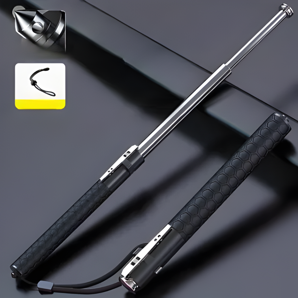 Automatic Folding Walking Stick | Adjustable Hiking Pole