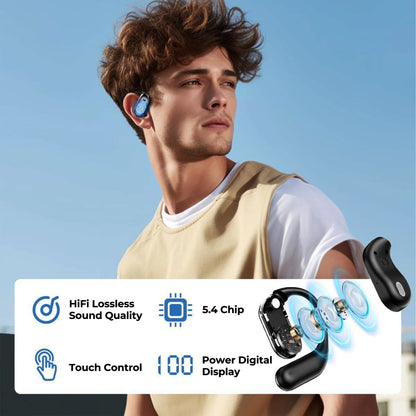 Wireless Earphones | LED Display Bluetooth Sports Headset