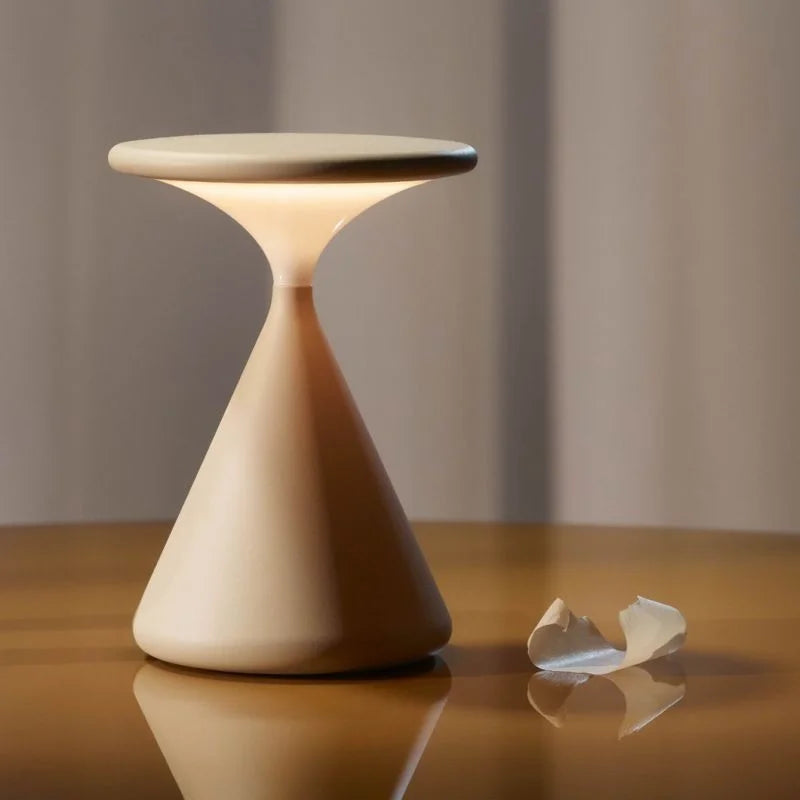 Hourglass Wireless Table Lamp | Elegant Wireless Lighting for Modern Homes