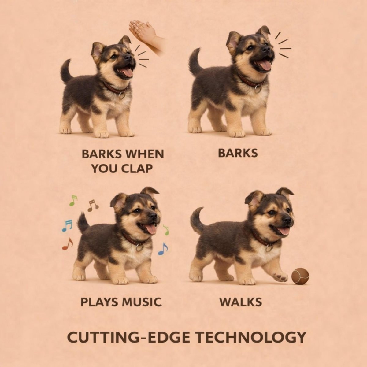 Interactive Toy Dog | Walking Barking Puppy Toy - Luxyecs