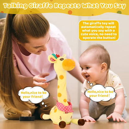 Kids Musical Toy | Interactive Singing Plush Giraffe - Luxyecs