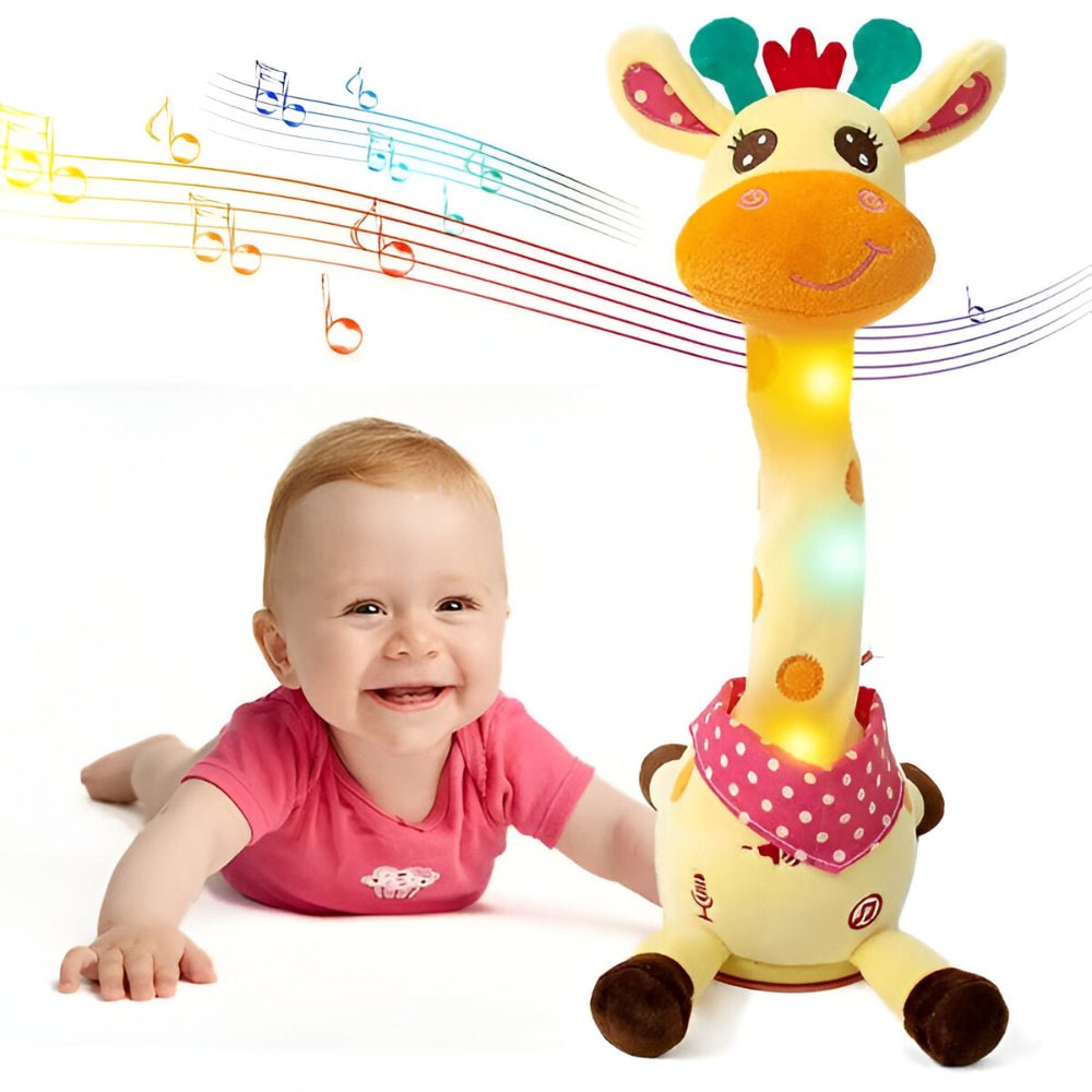Kids Musical Toy | Interactive Singing Plush Giraffe - Luxyecs