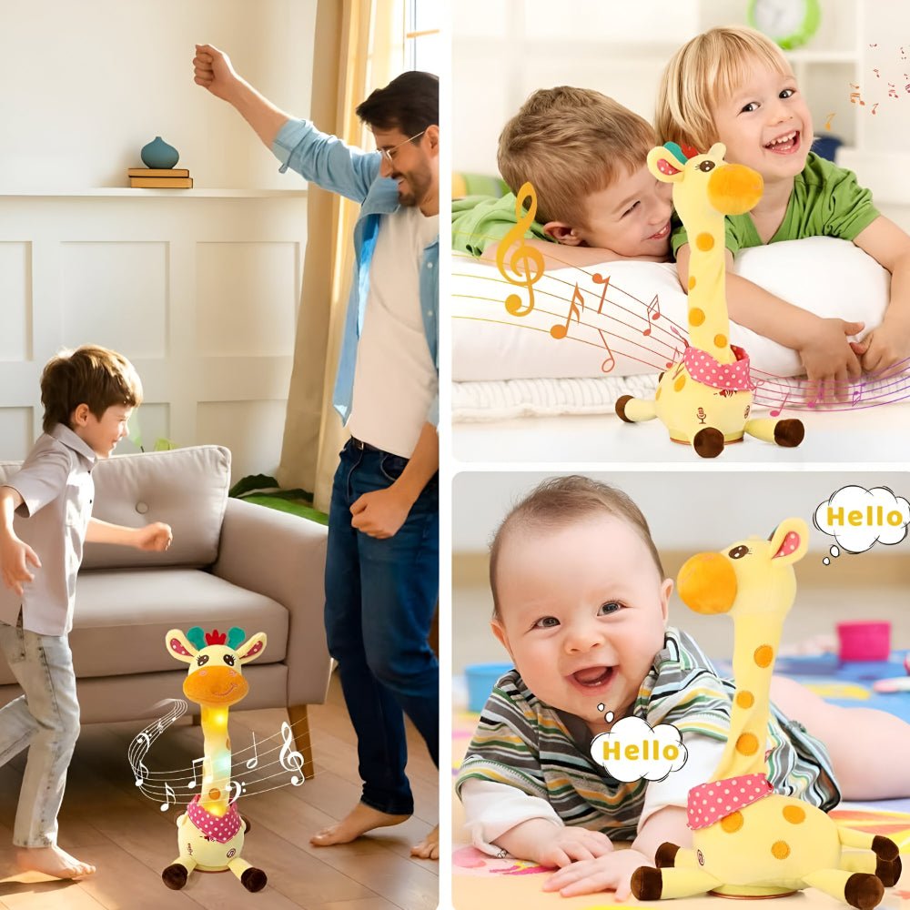 Kids Musical Toy | Interactive Singing Plush Giraffe - Luxyecs