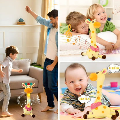 Kids Musical Toy | Interactive Singing Plush Giraffe - Luxyecs