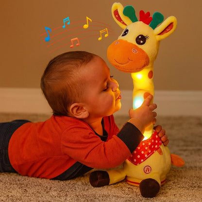 Kids Musical Toy | Interactive Singing Plush Giraffe - Luxyecs